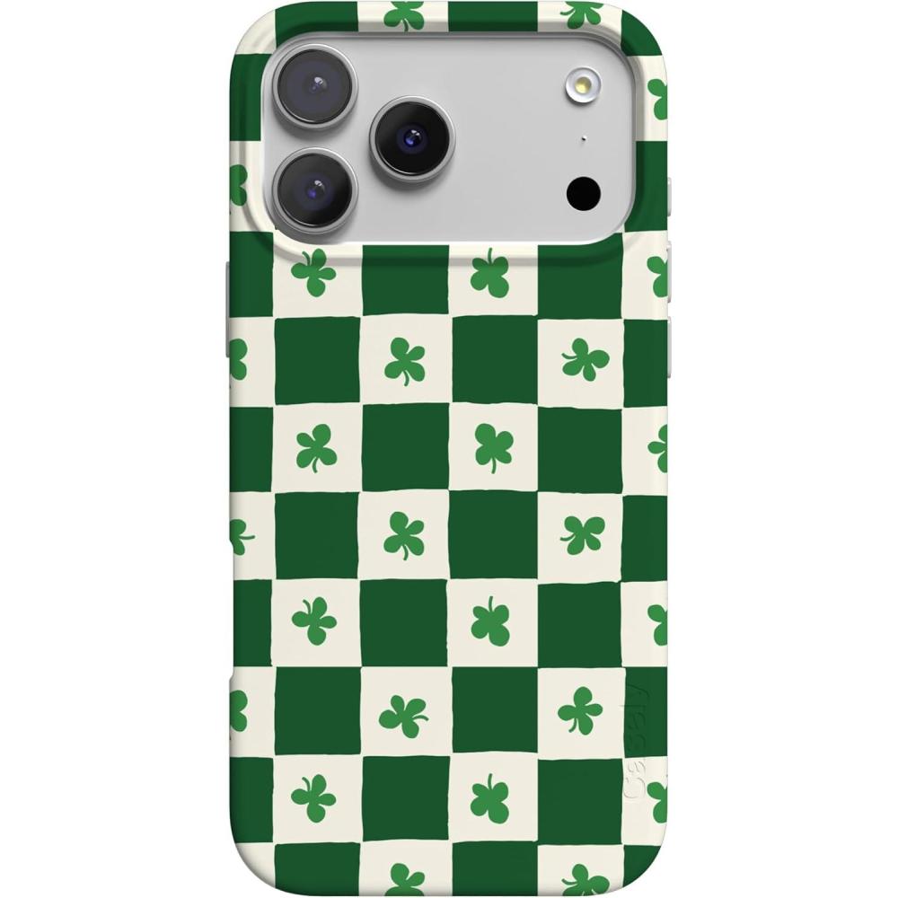 imageCasely iPhone 17 Pro Max Case  Field of Flowers  Pastel Floral  Compatible with MagSafe  Classic Ultra Slim DesignLucky You  Shamrock