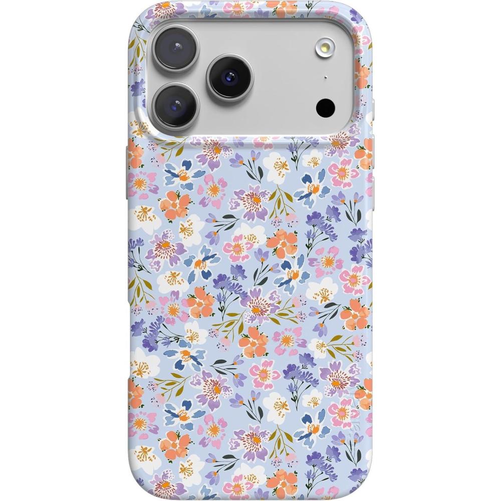imageCasely iPhone 17 Pro Max Case  Field of Flowers  Pastel Floral  Compatible with MagSafe  Classic Ultra Slim DesignPoppy Meadows  Pastel Floral