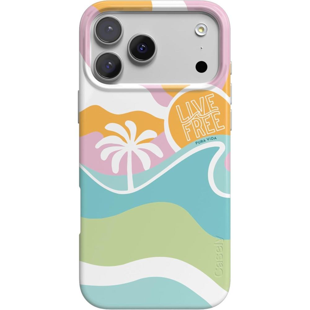 imageCasely iPhone 17 Pro Max Case  Field of Flowers  Pastel Floral  Compatible with MagSafe  Classic Ultra Slim DesignPura Vida  Tropical Dreams