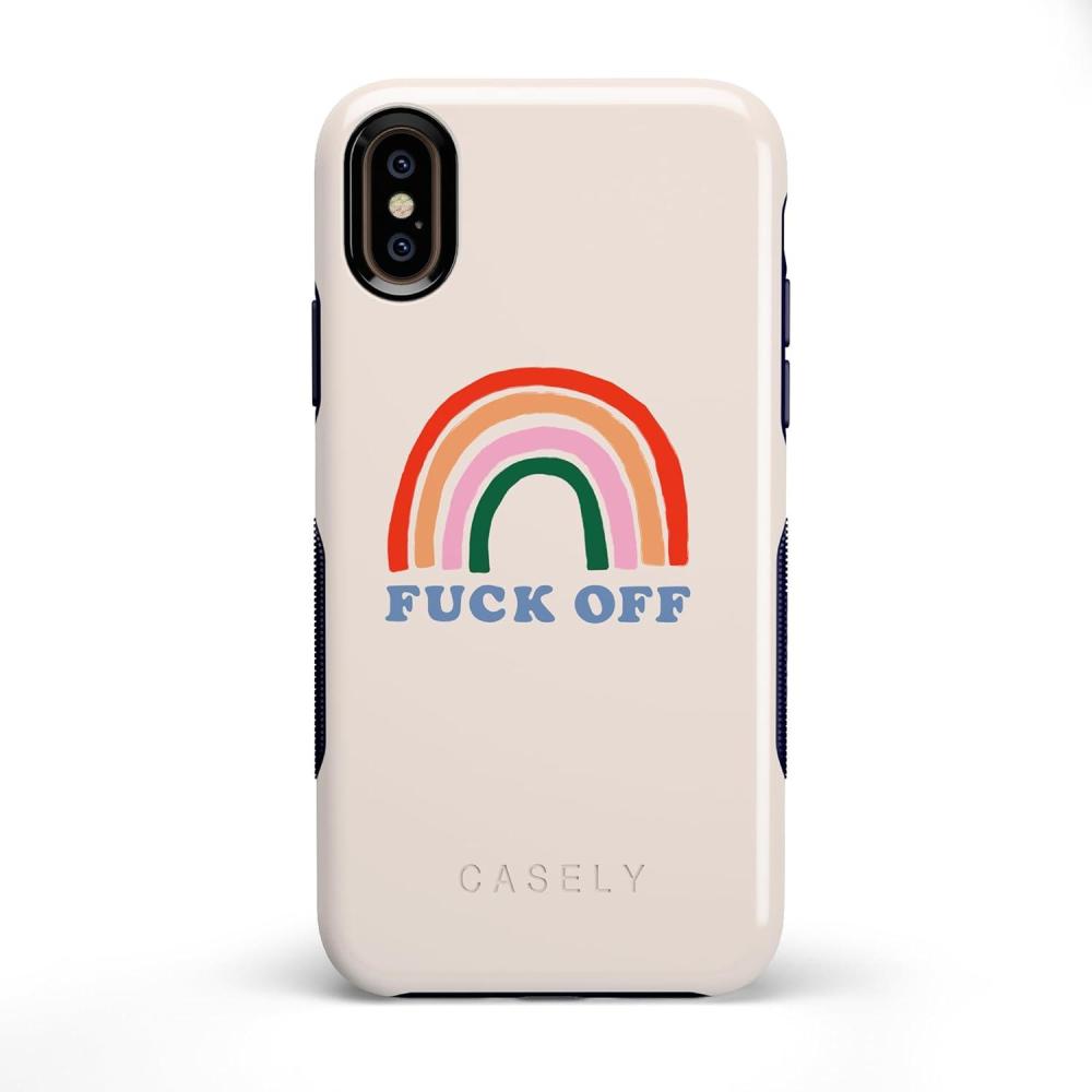imageCasely iPhone XXS Case  Make Your Mark  Crayola Paint CaseAn Ode to 2020  Fck Off Rainbow