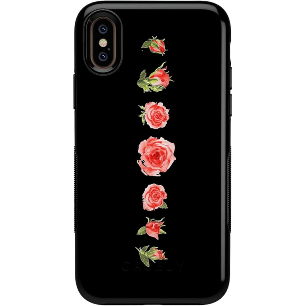 imageCasely iPhone XXS Case  Make Your Mark  Crayola Paint CaseBlooming Red Rose Floral