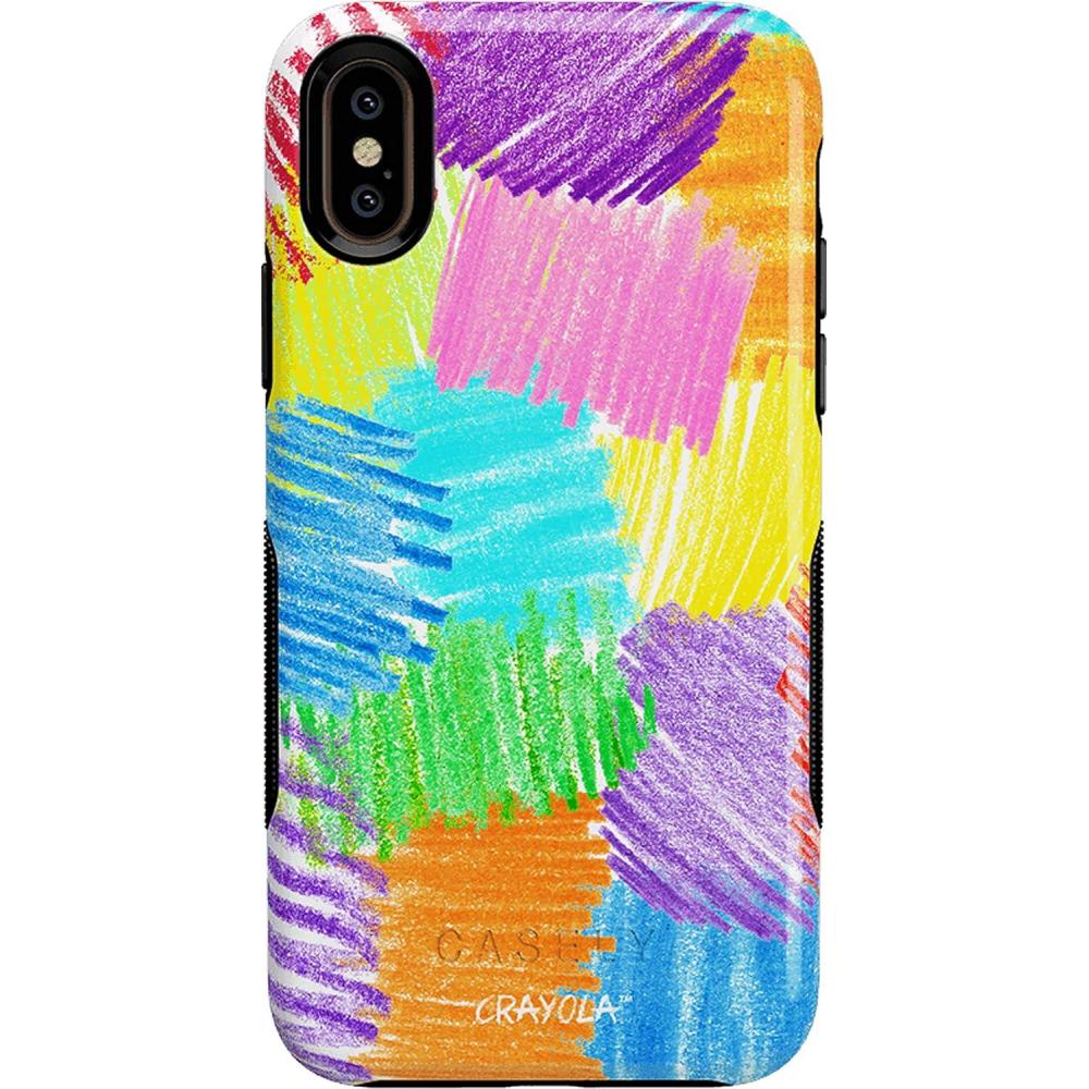imageCasely iPhone XXS Case  Make Your Mark  Crayola Paint CaseCrayola  Scribble Me That  Rainbow Pencil