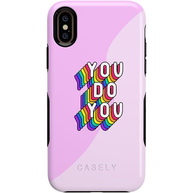 imageCasely iPhone XXS Case  Make Your Mark  Crayola Paint CaseYOU DO YOU  Purple Print iPhone