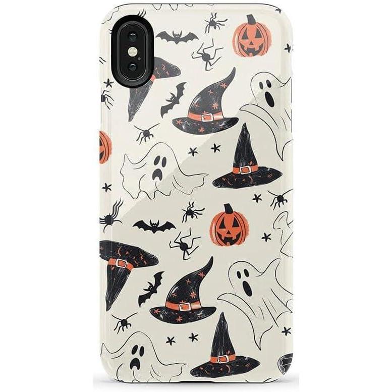 imageCasely iPhone Xs Max Case  Purple Taupe on Nude  Bold Protective DesignFeeling Witchy  Haunted Halloween