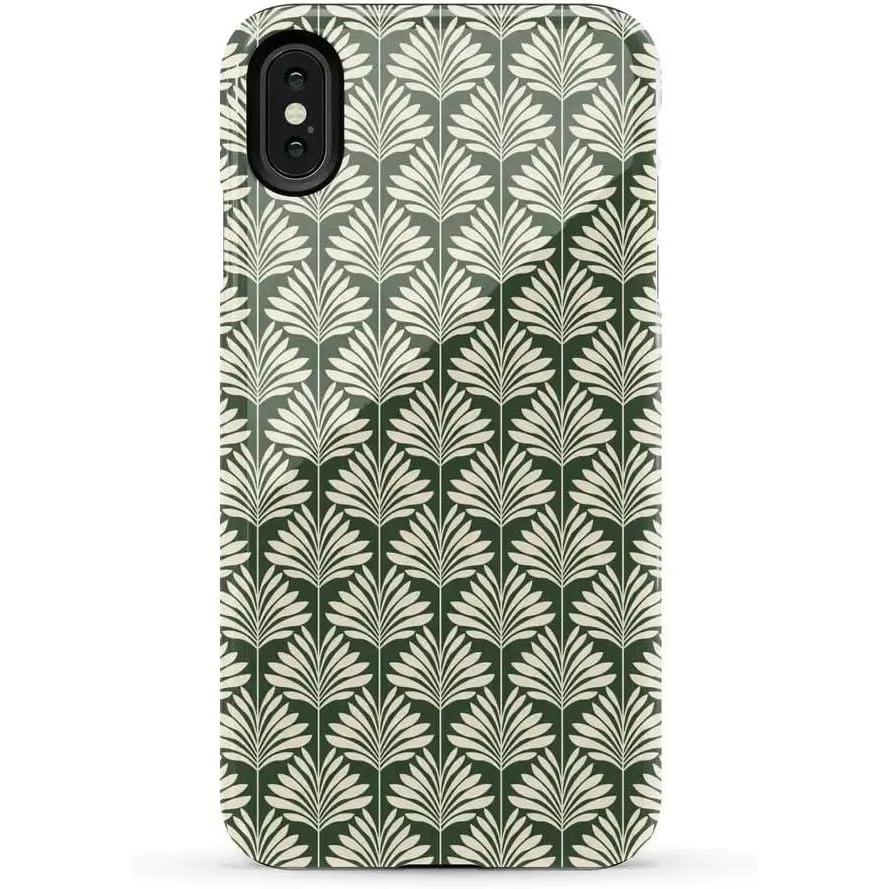 imageCasely iPhone Xs Max Case  Purple Taupe on Nude  Bold Protective DesignThe Boyfriend Collection  Cabana Nights
