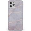 Lavender Gray & Rose Gold Marble