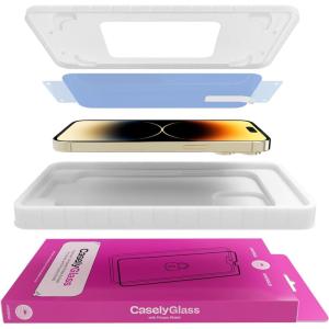Casely Screen Protector for iPhone 12 Pro Max Tempered Glass Screen Protector(iPhone 14 Pro Max)
