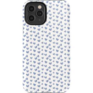 Casely iPhone 11 Pro Case | Make Your Mark | Crayola Paint Case(Lovebug | Blue Hearts)