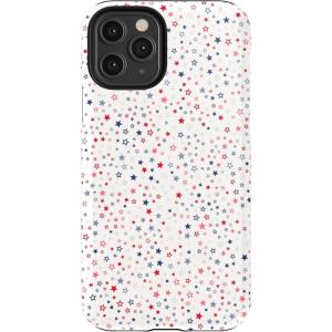 Casely iPhone 11 Pro Case | Make Your Mark | Crayola Paint Case(Seeing Stars | Red  White & Blue)