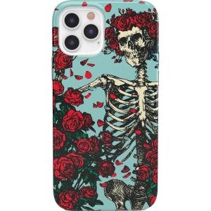 Casely iPhone 11 Pro Floral Case | Rose to Fame Coquette | Blue & White Rose Case(Grateful Dead | Forever Grateful | Skeleton Floral)