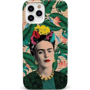 Casely iPhone 11 Pro Max Case | Out and About | Light Pink Floral | Classic Ultra Slim Design(Frida Kahlo | Find Your Muse | Portrait Floral)