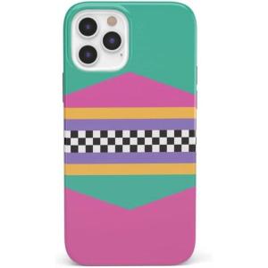 Casely iPhone 11 Pro Max Case | Out and About | Light Pink Floral | Classic Ultra Slim Design(Rad Dad | 80’s Colorblock)