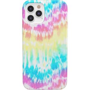 Casely iPhone 11 Pro Max Case | Out and About | Light Pink Floral | Classic Ultra Slim Design(Wild & Free Rainbow Tie Dye)