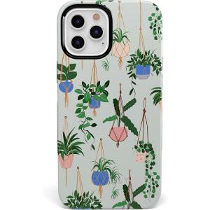 Casely iPhone 11 Pro Max Case | Outside The Lines | Crayola Marker Case(Hanging Around | Potted Plants Floral)
