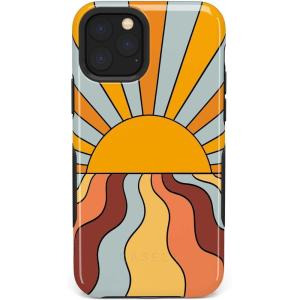 Casely iPhone 11 Pro Max Case | Outside The Lines | Crayola Marker Case(Shine On | Retro Sunset)