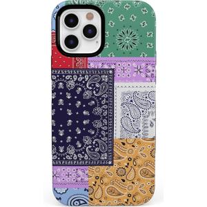 Casely iPhone 11 Pro Max Case | Outside The Lines | Crayola Marker Case(Swatch It Up | Patchwork Bandana)
