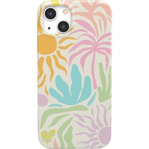 Casely iPhone 13 Sun-Themed Case | Colorblock Sunset Sunrise Pattern | Drop Test Certified & Camera Lens Protection(Pura Vida | Oasis)