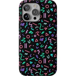 Casely iPhone 15 Pro Case | Keep It Classic | Crayola Crayon Box | Bold Protective Design | Compatible with MagSafe(Always Vibing | Retro)