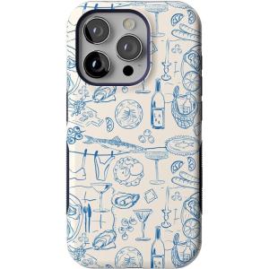 Casely iPhone 15 Pro Case | Keep It Classic | Crayola Crayon Box | Bold Protective Design | Compatible with MagSafe(Amalfi Aperitivo | Dolce Vita)