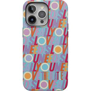 Casely iPhone 15 Pro Case | Keep It Classic | Crayola Crayon Box | Bold Protective Design | Compatible with MagSafe(Beatles | All You Need Is Love)