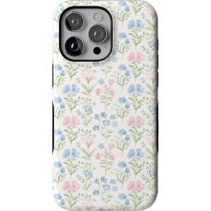 Casely iPhone 15 Pro Case | Keep It Classic | Crayola Crayon Box | Bold Protective Design | Compatible with MagSafe(Pastel Garden | Sunday Best)