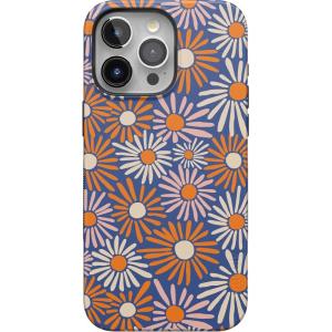 Casely iPhone 15 Pro Case | Keep It Classic | Crayola Crayon Box | Bold Protective Design | Compatible with MagSafe(Spring Forward | Daisy Floral)