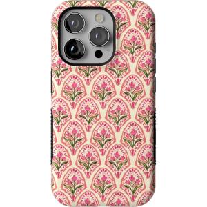 Casely iPhone 15 Pro Case | Keep It Classic | Crayola Crayon Box | Bold Protective Design | Compatible with MagSafe(Tulip Tapestry | Jenna Palek x Casely)