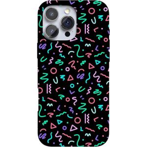 Casely iPhone 16 Pro Case | Glitter Mystic Moss | Green Enchanted Shimmer | Compatible with MagSafe | Classic Ultra-Slim Case Design(Always Vibing | Retro)