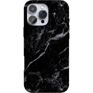 Casely iPhone 16 Pro Case | Glitter Mystic Moss | Green Enchanted Shimmer | Compatible with MagSafe | Classic Ultra-Slim Case Design(Black Pearl Marble)