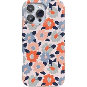 Casely iPhone 16 Pro Case | Glitter Mystic Moss | Green Enchanted Shimmer | Compatible with MagSafe | Classic Ultra-Slim Case Design(Field of Flowers | Pastel Floral)