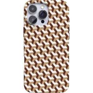 Casely iPhone 16 Pro Case | Glitter Mystic Moss | Green Enchanted Shimmer | Compatible with MagSafe | Classic Ultra-Slim Case Design(Step It Up | Abstract Geo)