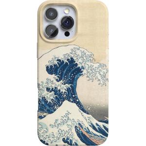 Casely iPhone 16 Pro Case | Glitter Mystic Moss | Green Enchanted Shimmer | Compatible with MagSafe | Classic Ultra-Slim Case Design(The Great Wave | The Met Museum)