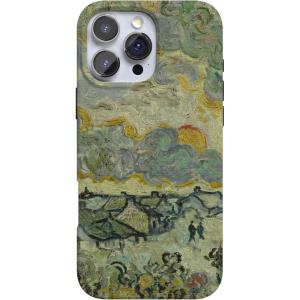 Casely iPhone 16 Pro Case | Glitter Mystic Moss | Green Enchanted Shimmer | Compatible with MagSafe | Classic Ultra-Slim Case Design(Van Gogh | Reminiscence of Vincent)