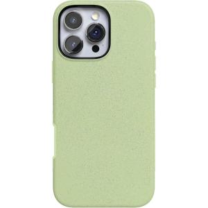 Casely iPhone 16 Pro Case | Ride The Wave | Pastel Rainbow Lined | Compatible with MagSafe | Bold Protective Design(Kiwi Kiss | Matcha Green Shimmer)