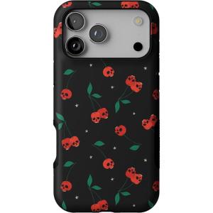 Casely iPhone 17 Pro Max Case | Be Mine | Tiny Hearts | Compatible with MagSafe | Bold Protective Design(Sweet Revenge | Cherry Skulls)