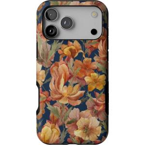 Casely iPhone 17 Pro Max Case | Fallen Gold | Antique Floral | Bold Protective Design | Compatible with MagSafe