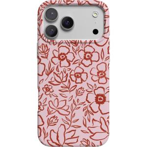 Casely iPhone 17 Pro Max Case | Field of Flowers | Pastel Floral | Compatible with MagSafe | Classic Ultra Slim Design(Blush Garden | Floral Doodle)