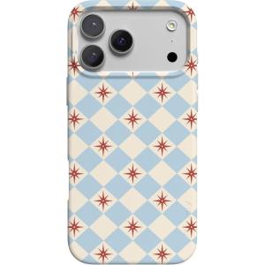 Casely iPhone 17 Pro Max Case | Field of Flowers | Pastel Floral | Compatible with MagSafe | Classic Ultra Slim Design(Chelsea Checker | Starlight Tiles)