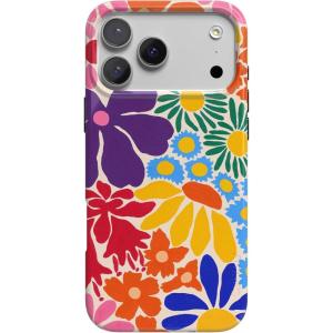 Casely iPhone 17 Pro Max Case | Field of Flowers | Pastel Floral | Compatible with MagSafe | Classic Ultra Slim Design(Flower Patch | Multi-Color Floral)