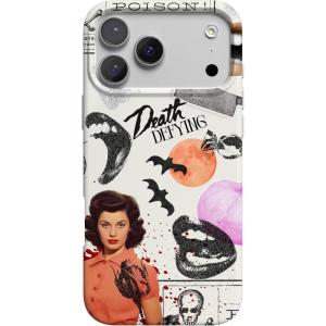 Casely iPhone 17 Pro Max Case | Field of Flowers | Pastel Floral | Compatible with MagSafe | Classic Ultra Slim Design(If You Dare | Horror Collage)