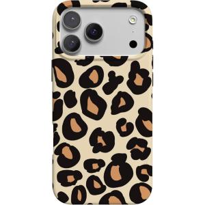 Casely iPhone 17 Pro Max Case | Field of Flowers | Pastel Floral | Compatible with MagSafe | Classic Ultra Slim Design(Into the Wild | Leopard Print)