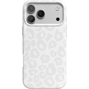 Casely iPhone 17 Pro Max Case | Field of Flowers | Pastel Floral | Compatible with MagSafe | Classic Ultra Slim Design(Into the Wild | White Snow Leopard)
