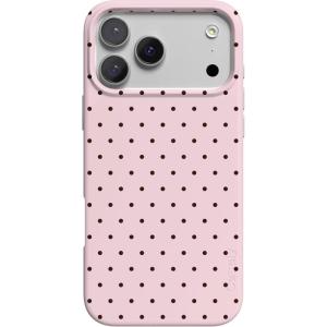 Casely iPhone 17 Pro Max Case | Field of Flowers | Pastel Floral | Compatible with MagSafe | Classic Ultra Slim Design(On the Dot | Pink Polka Dot)