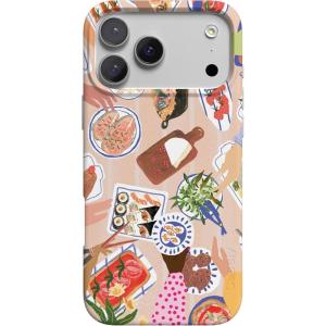 Casely iPhone 17 Pro Max Case | Field of Flowers | Pastel Floral | Compatible with MagSafe | Classic Ultra Slim Design(Picnic Party | Painted Collage)