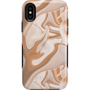 Casely iPhone X/XS Case | Make Your Mark | Crayola Paint Case(Caramel Delight | Marble Swirl)