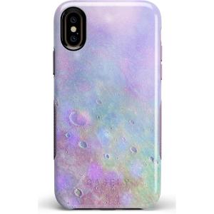 Casely iPhone X/XS Case | Make Your Mark | Crayola Paint Case(Pastel Marble Moon)
