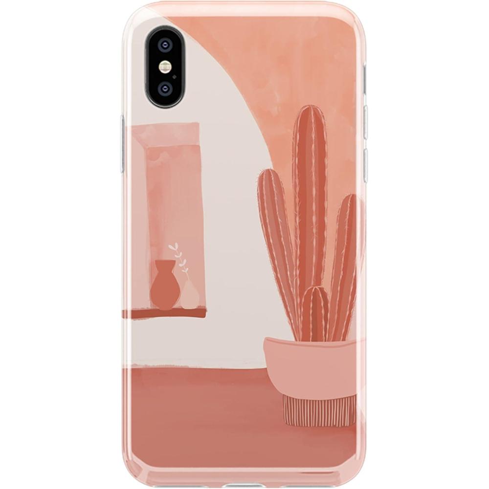 imageCasely iPhone XXS Case  Outside The Lines  Crayola Marker  Classic Ultra Slim DesignDesert Daze  Peachy Cactus