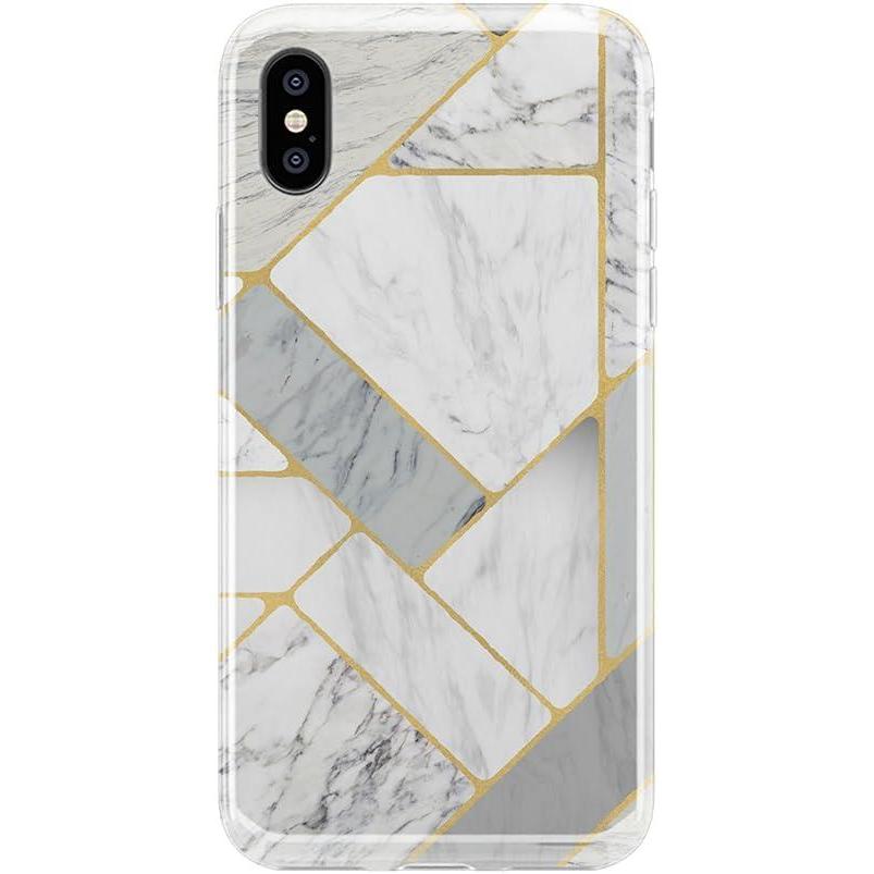 imageCasely iPhone XXS Case  Outside The Lines  Crayola Marker  Classic Ultra Slim DesignGeo White and Gold Marble