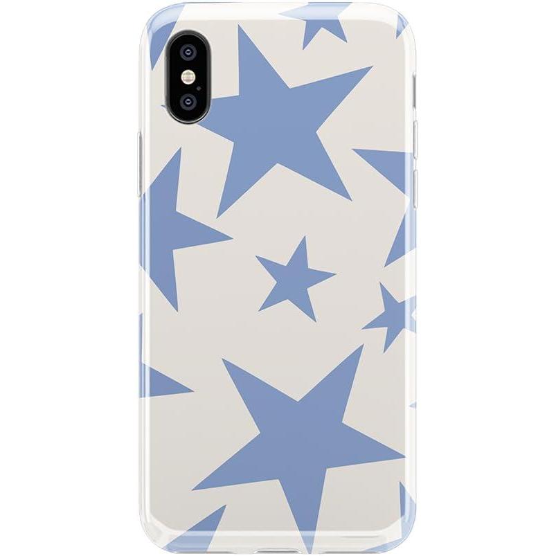 imageCasely iPhone XXS Case  Outside The Lines  Crayola Marker  Classic Ultra Slim DesignStars Align  Blue  White Stars