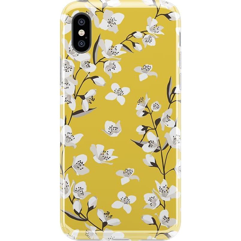 imageCasely iPhone XXS Case  Outside The Lines  Crayola Marker  Classic Ultra Slim DesignYellow Cherry Blossom Floral